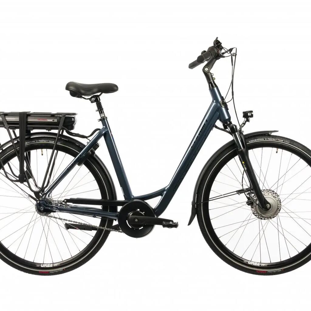 Corwin 28326 elektrische fiets - 28 inch, 530 mm, glanzend grijs