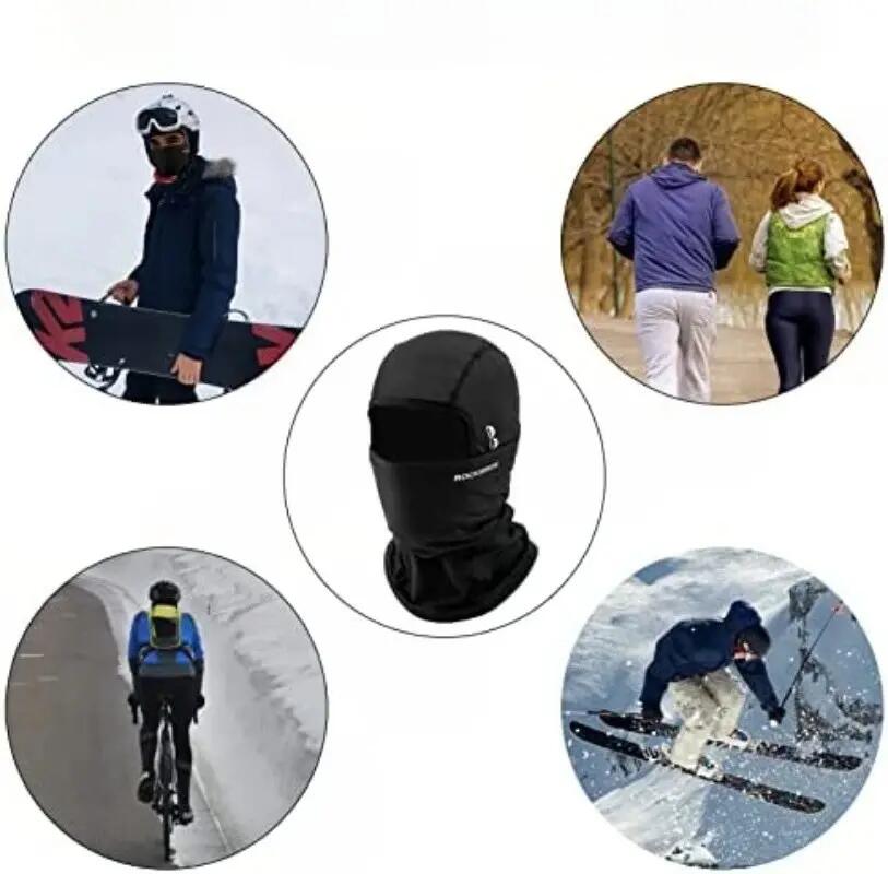 Passamontagna integrale inverno per ciclismo sci e moto 7/7