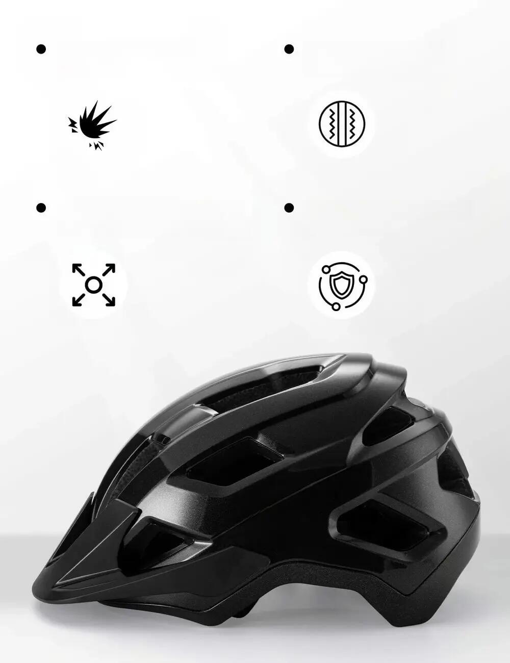 Casco protezione polivalente per adolescenti 3/4