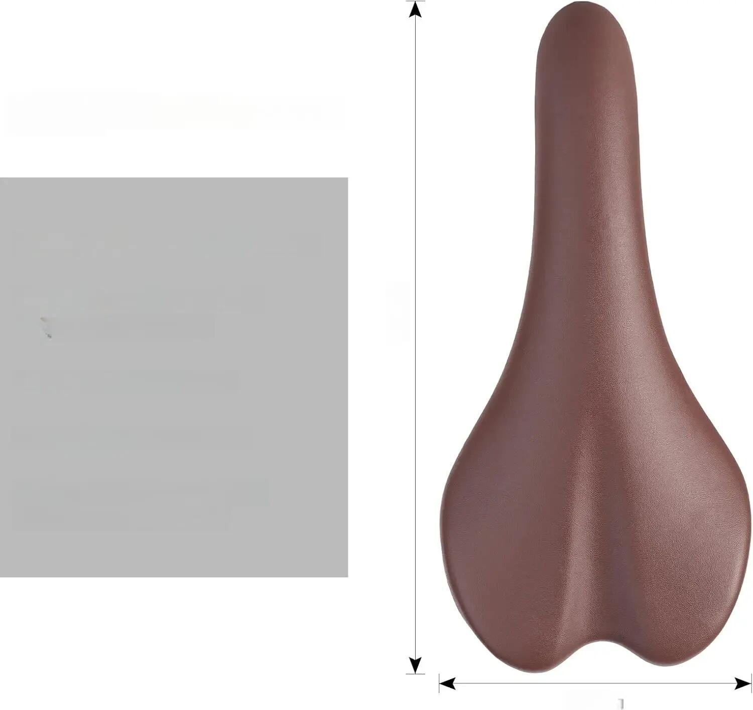 Vintage pohodlné ergonomické sedlo na kolo 3/4