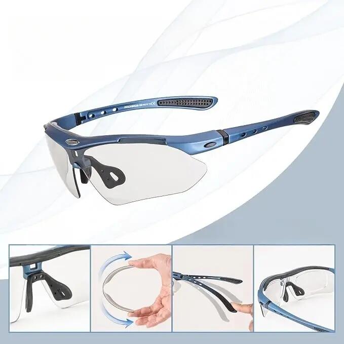 Gafas deportivas fotocromáticas y polarizadas 5/5