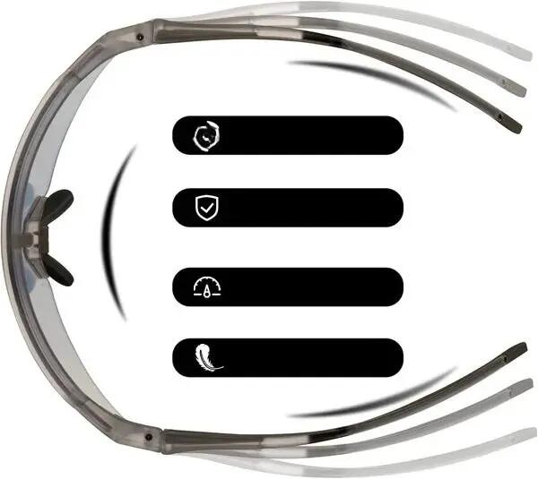 Óculos de ciclismo fotocromáticos com proteção UV 4/6