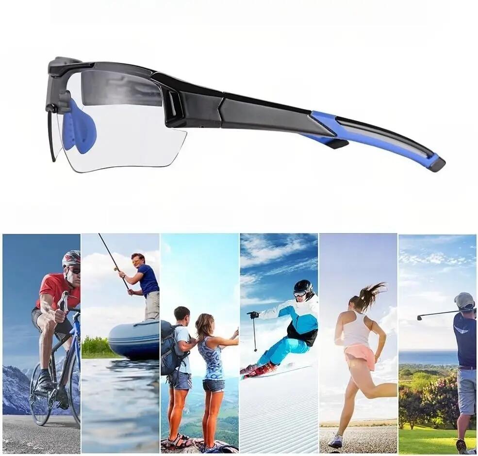 Óculos de sol fotocromáticos com proteção UV 5/7