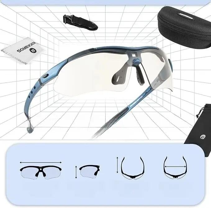Gafas deportivas fotocromáticas y polarizadas 2/5