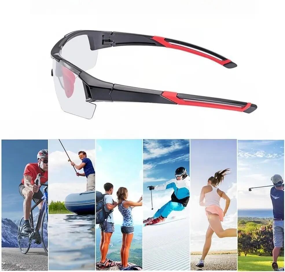 Óculos de sol fotocromáticos com proteção UV 5/6
