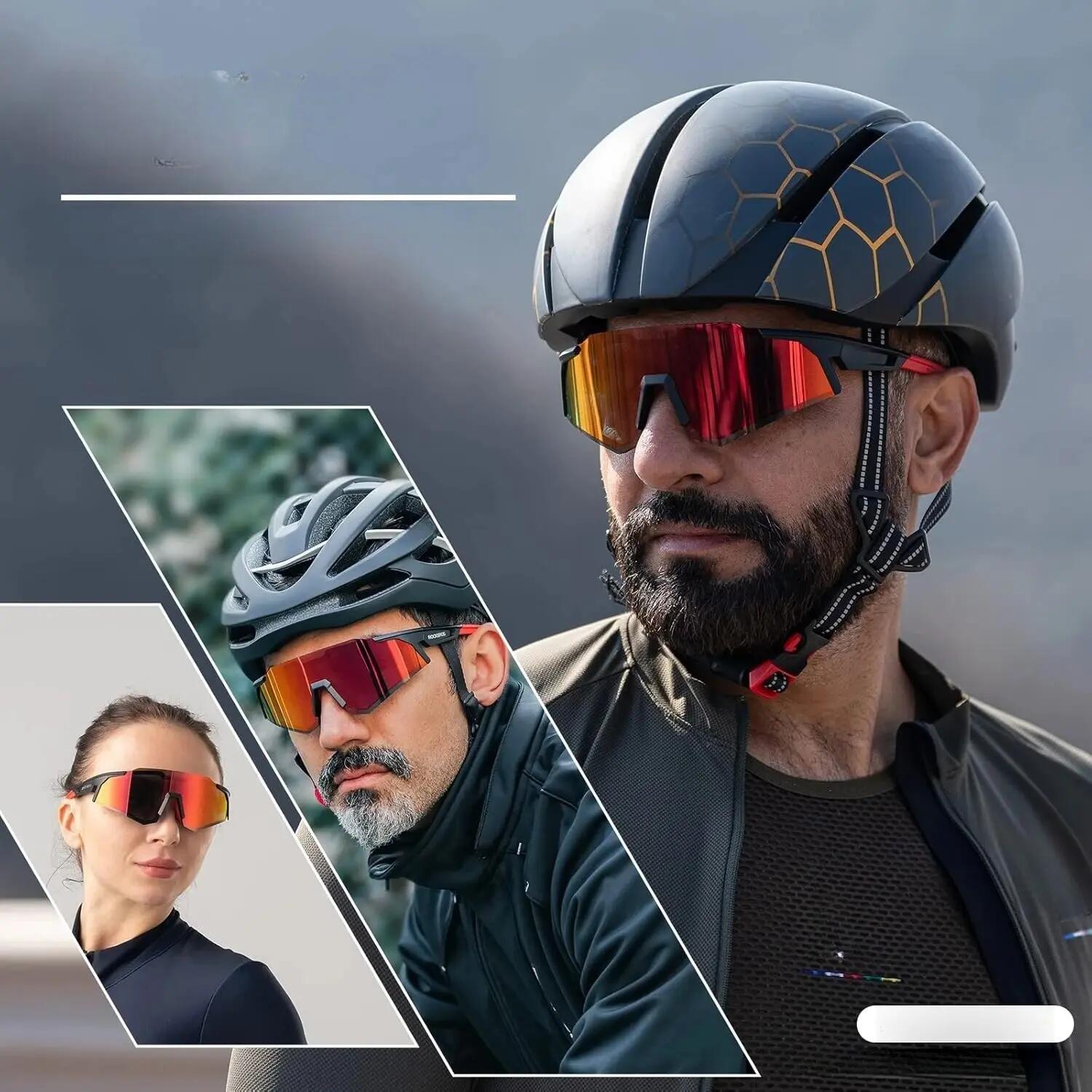 Lunettes vélo polarisées HD monture TR90 3/6