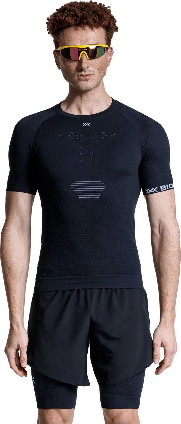 X-Bionic Effektor Kurzarm Trikot Schwarz/Weiß Herren 3/5