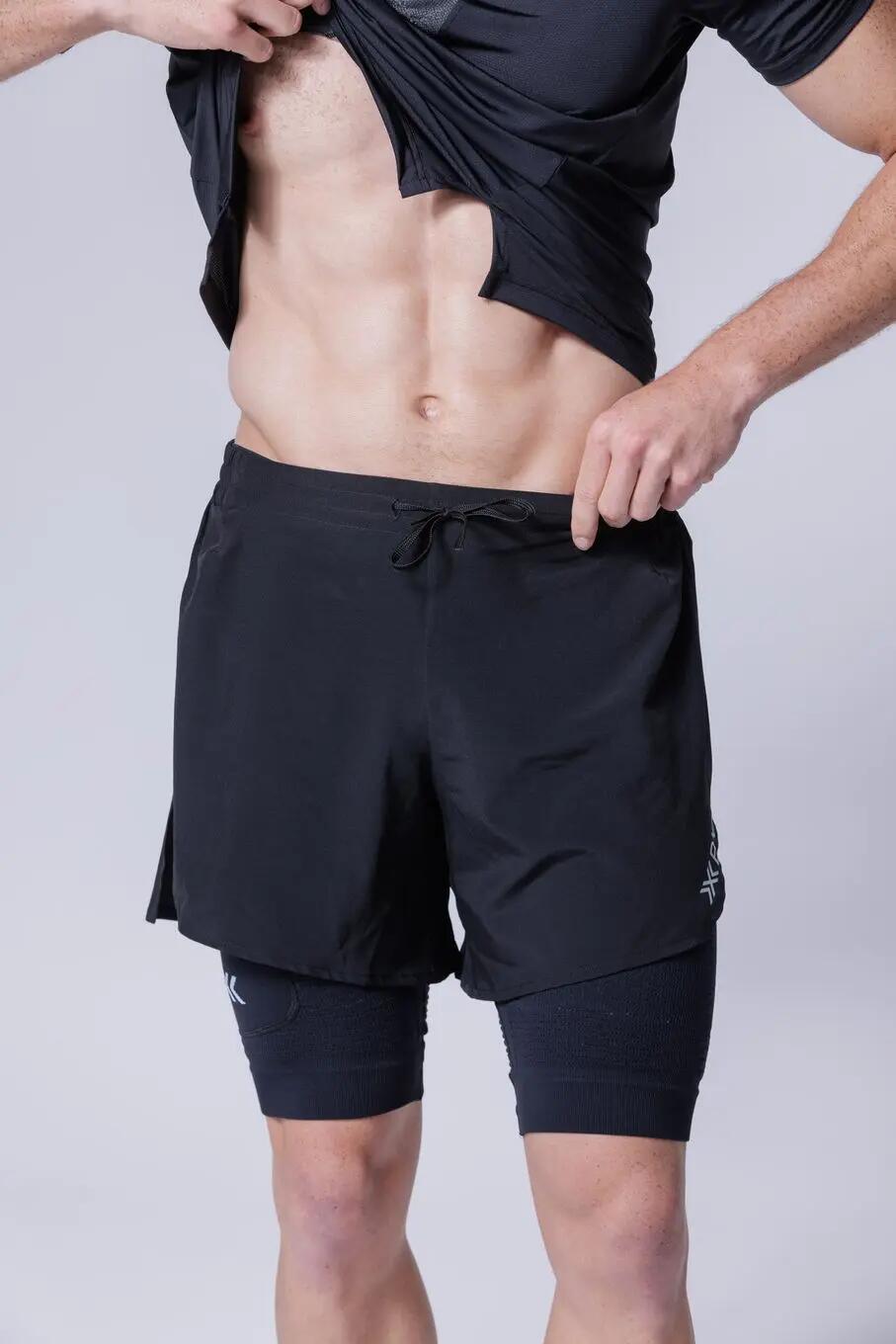 Short 2-en-1 X-Bionic Effektor Noir Homme 3/5