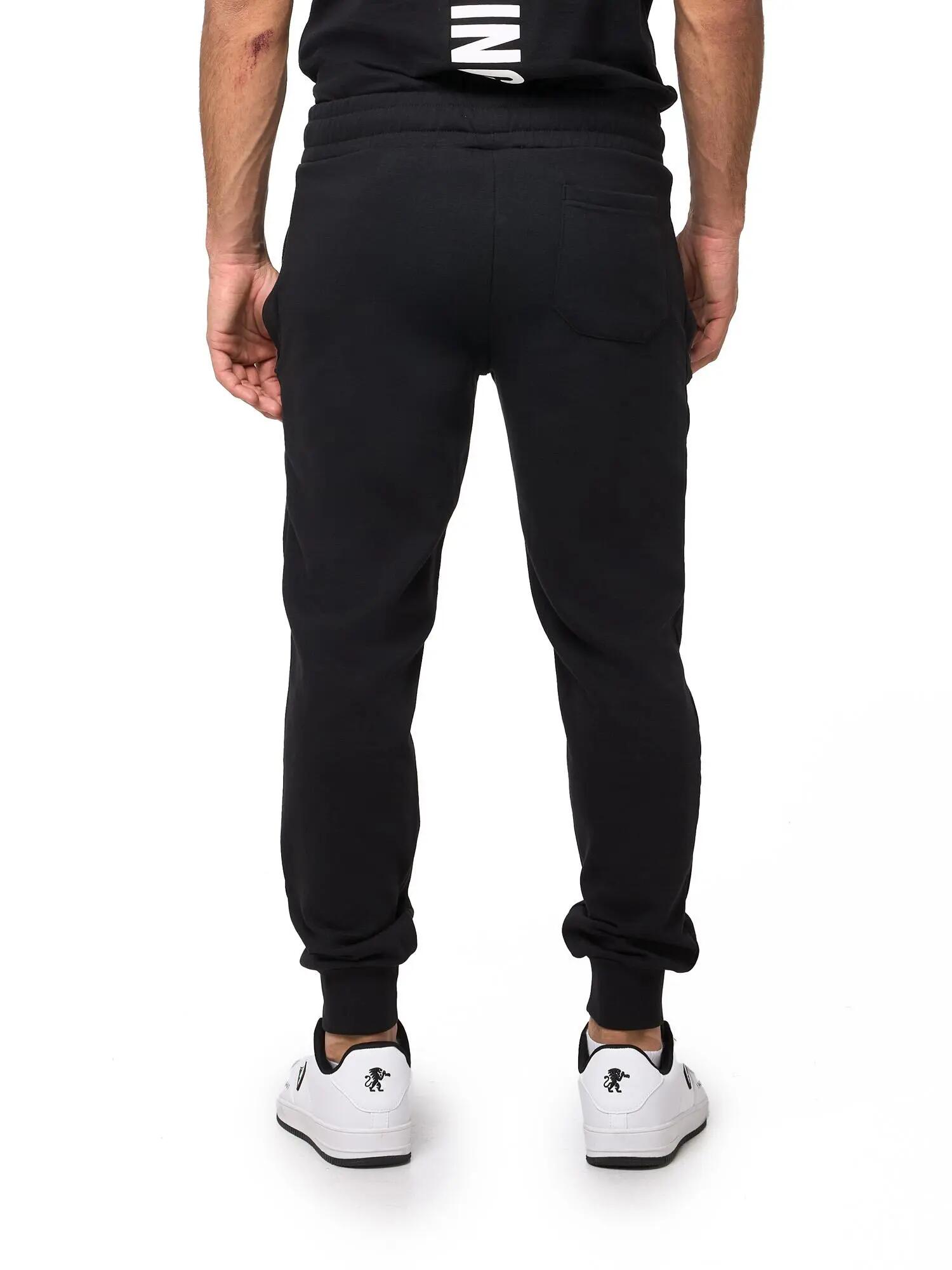 Pantalone sportivo da uomo con tasche con chiusura zip Leone B&W 4/6
