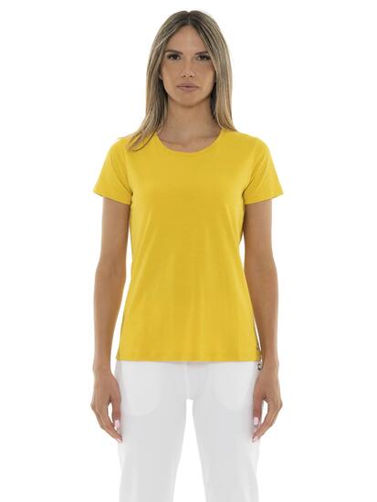 Leone Basic Damen-T-Shirt mit kurzen Ärmeln