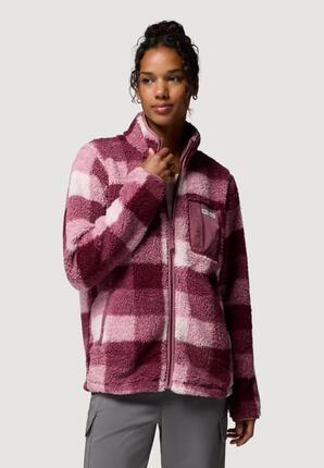 MEN'S Sweatshirt West Bend Print Full Zip II rosa