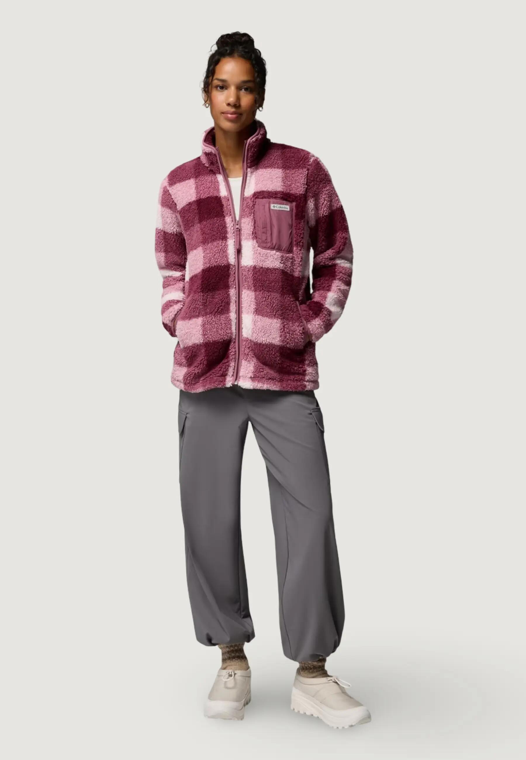 sweat-shirt West Bend Print Full Zip II FEMME rose 5/5