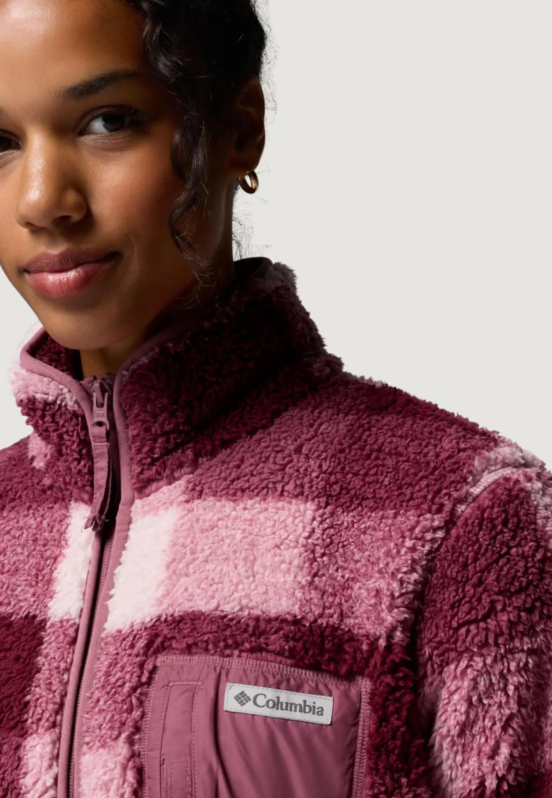 sweat-shirt West Bend Print Full Zip II FEMME rose 3/5