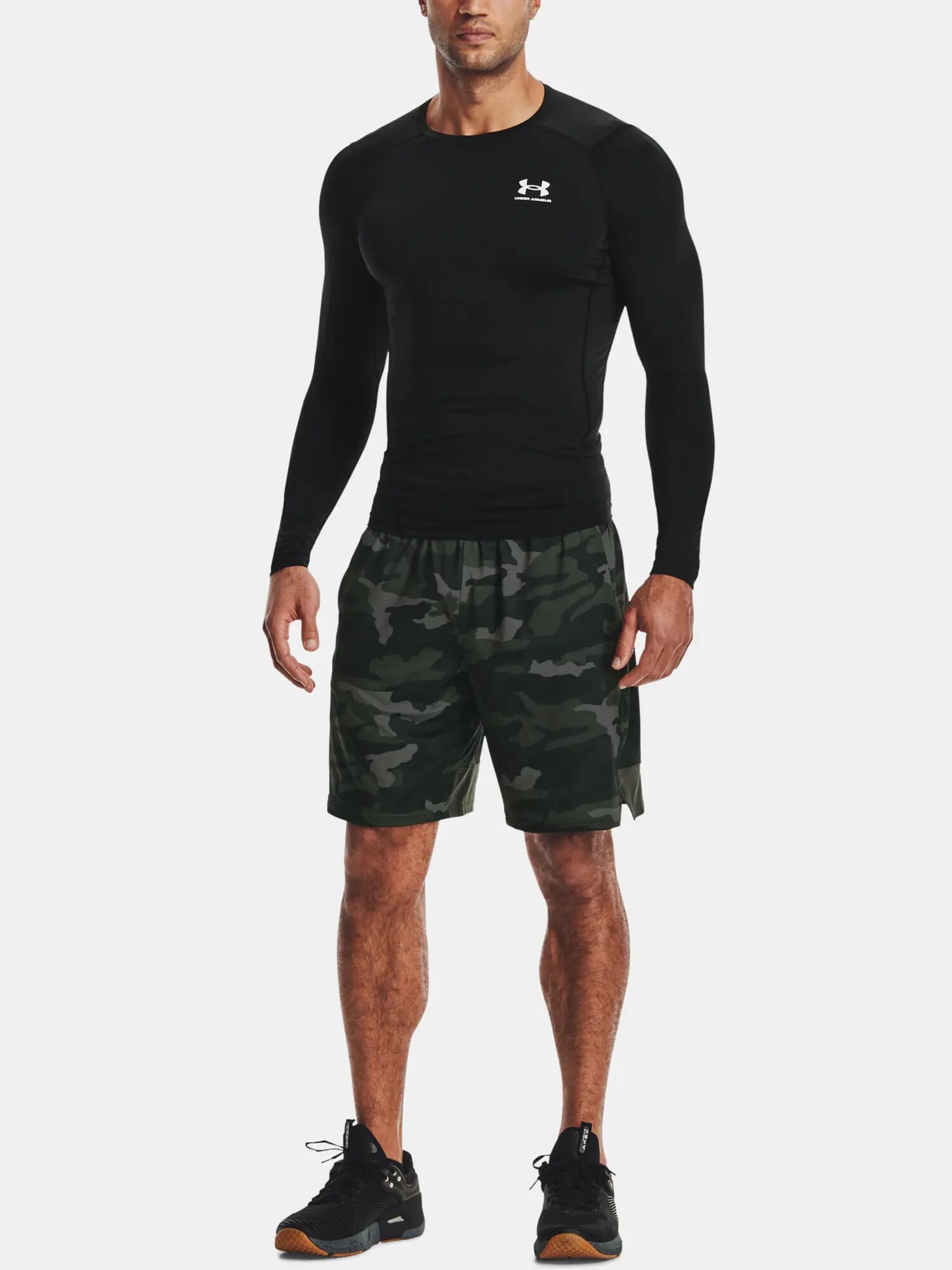 Maglia a compressione manica lunga Under Armour Heatgear Armour nera da uomo 6/6