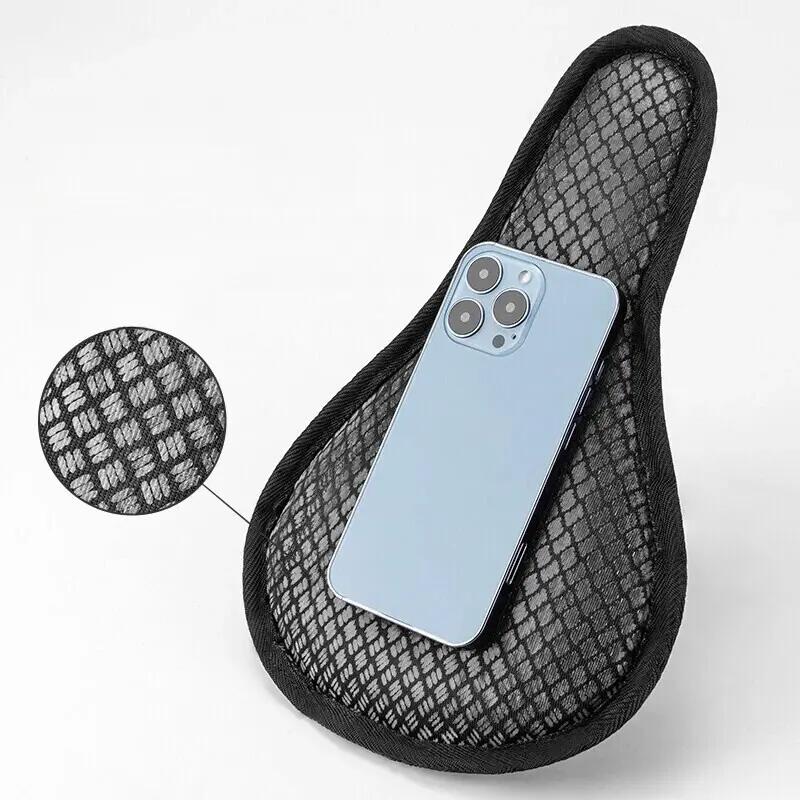 Housse de selle de vélo en silicone avec feu arrière 5/7