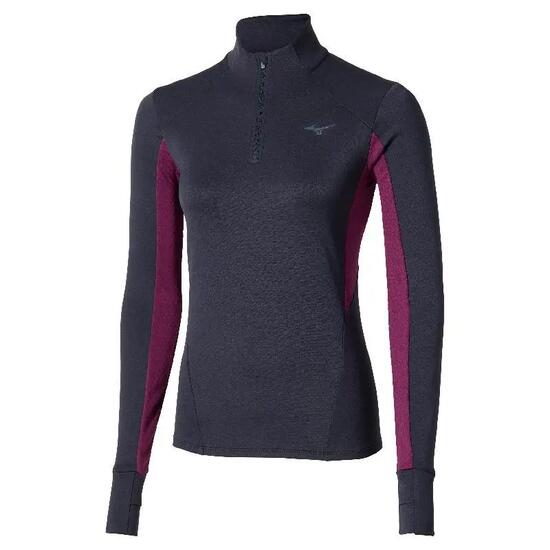 Bluza do biegania damska Mizuno Active Warm Half Zip