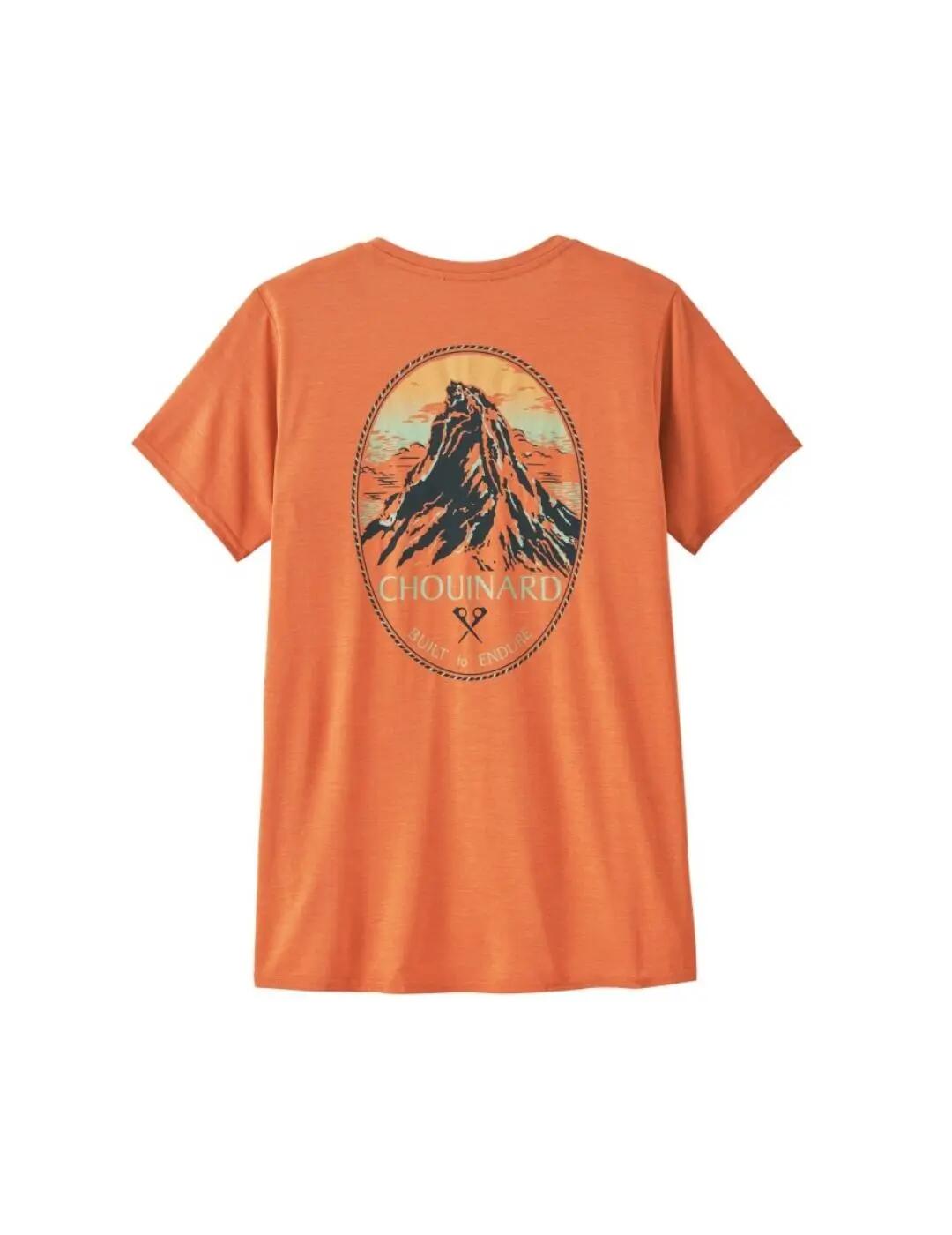 Camiseta para Mujer Patagonia  cap cool daily graphi Naranja 2/2