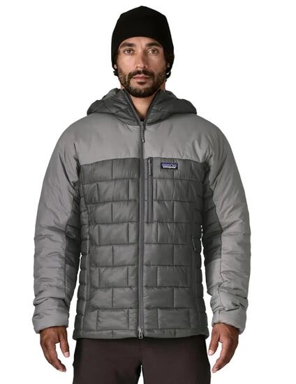 Chaqueta acolchada para Hombre Patagonia Hi-loft nano puff hoody Gris
