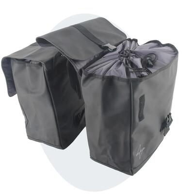 Fietstas voor toerfietsen van het merk voltano - unisex - kleur zwart - - 30