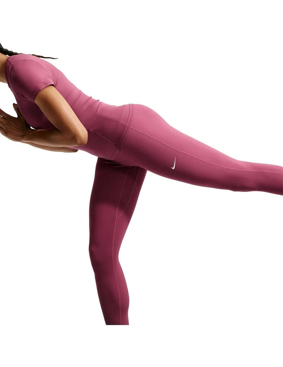 Collants pour femme Nike One Grenat. 6/6