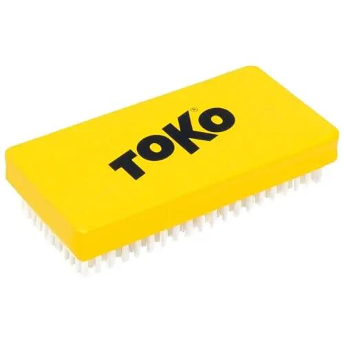 Brosse d'entretien - Ski et snowboard - Nylon - gris/jaune 2/4