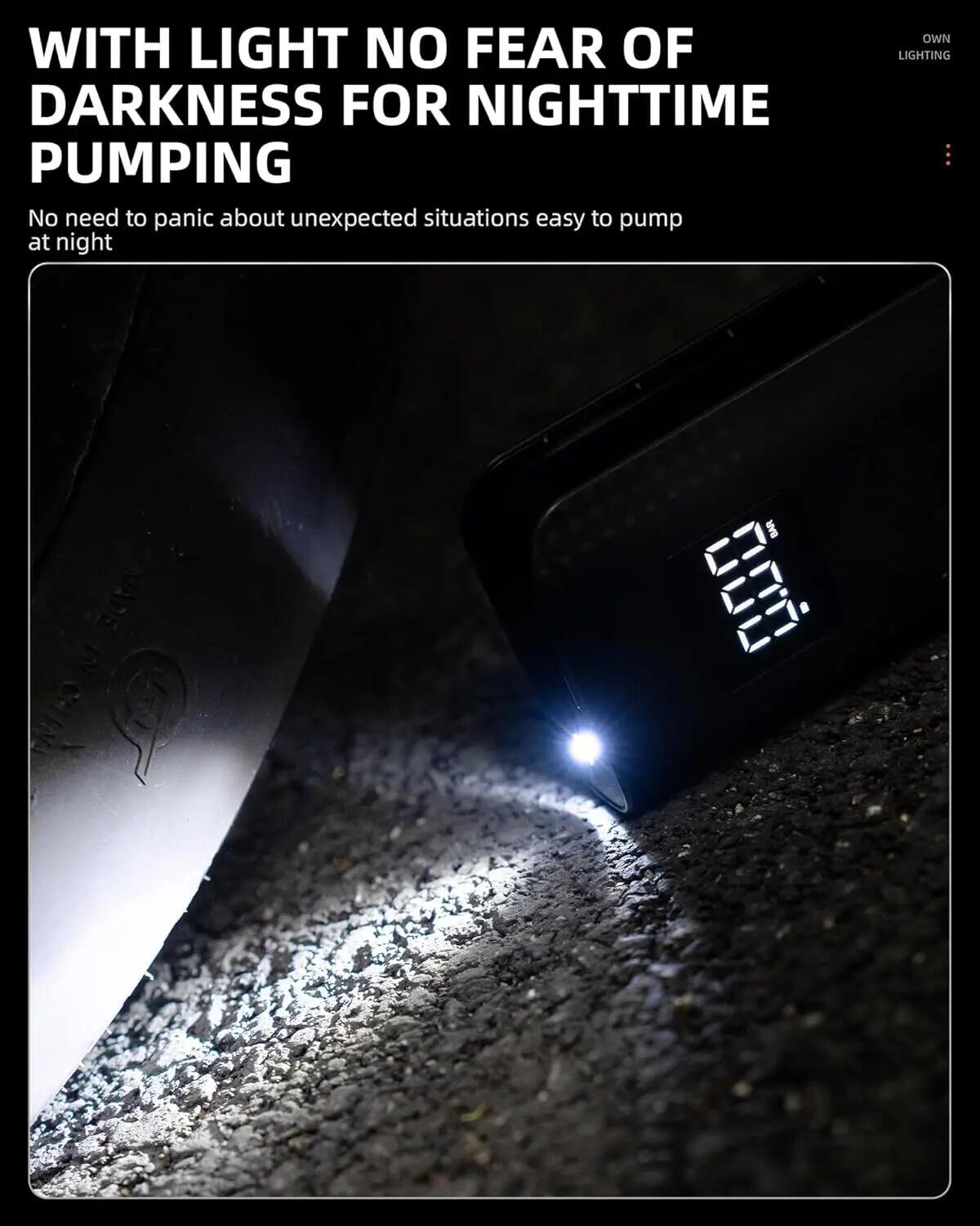 Gonfiatore pneumatico elettrico ROCKBROS 5/8