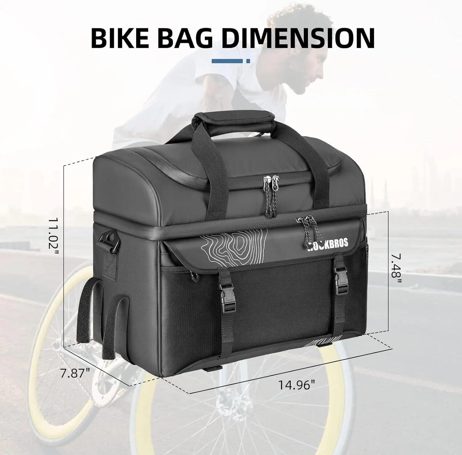 Borsa portapacchi posteriore isotermica per bici 4/6