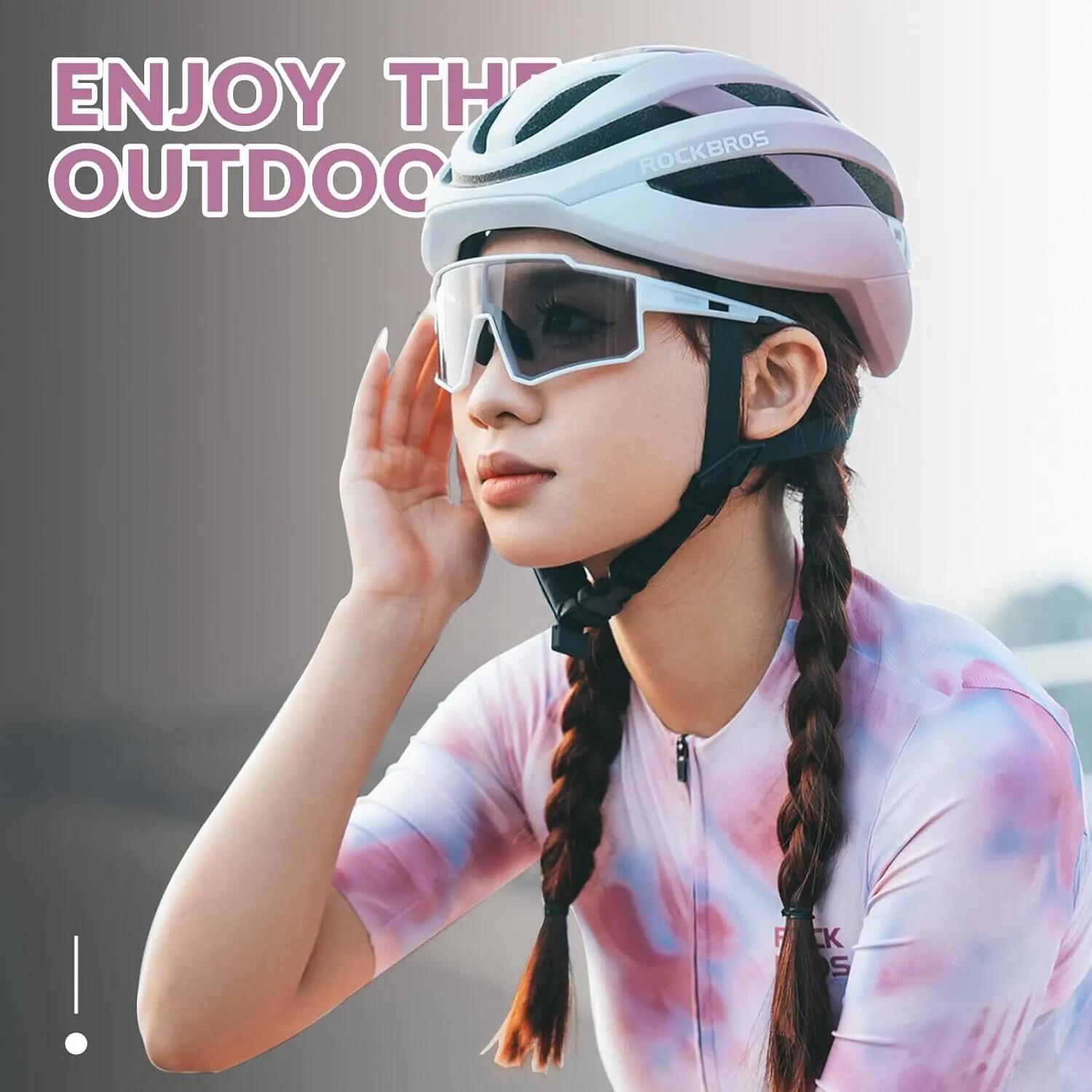Occhiali ciclismo fotocromatici UV400 ROCKBROS 4/7