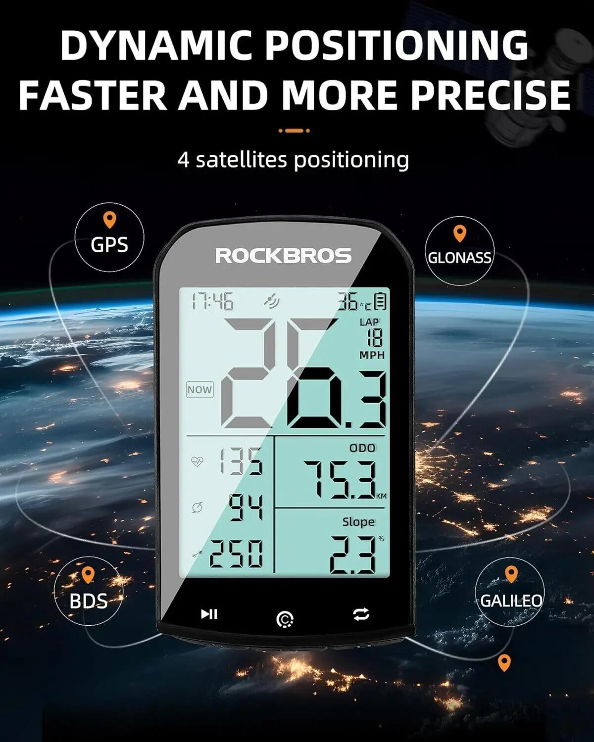 Fietscomputer GPS geavanceerde connectiviteit 4/7