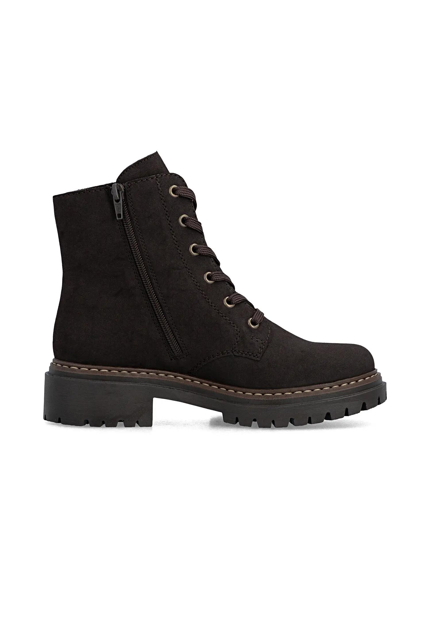 Rieker Damen 72617 25 Biker Boots Kunstleder Brown 5/6
