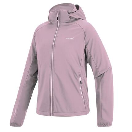Veste softshell à capuche coupe-vent Bourda pour femme