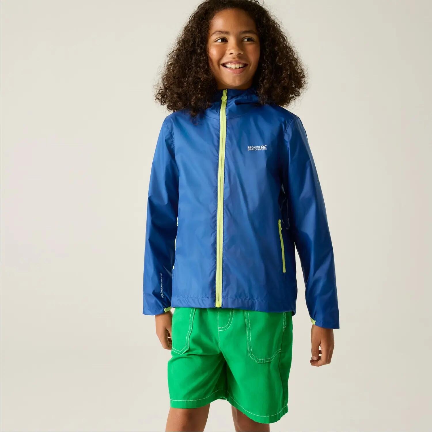 Chaqueta impermeable con capucha para niños Lever 2/7