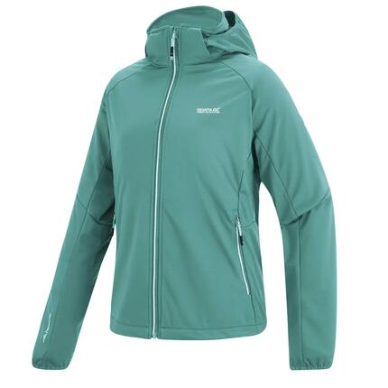 Veste softshell à capuche coupe-vent Bourda pour femme