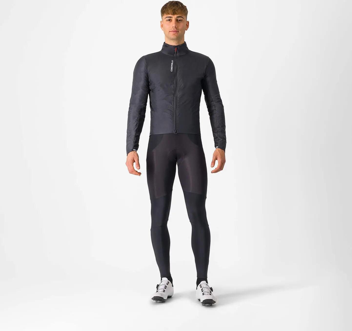 Veste Hiver Castelli Fly Direct Noir/Gris 6/6