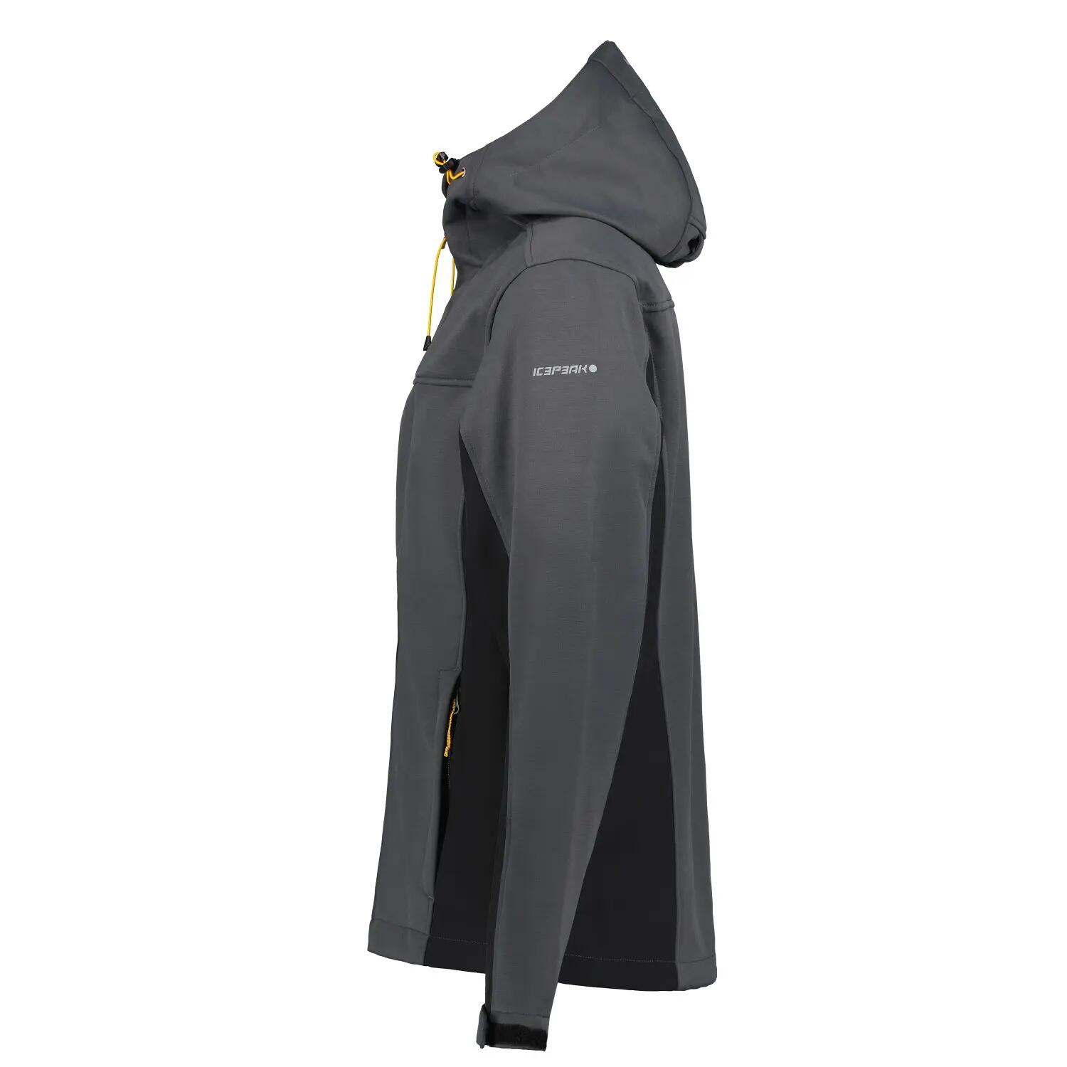 Icepeak Bazine Softshelljacke für Herren mit Kapuze und 5.000mm Wassersäule 3/3