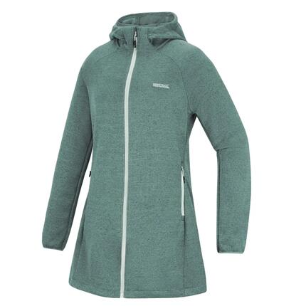 Bloomfield Damen-Fleecejacke mit Kapuze und langem Reißverschluss