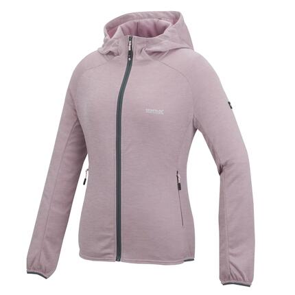 Veste intermédiaire extensible à capuche zippée intégrale Ferna Marl pour femme