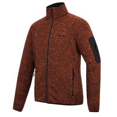 Felpa isolante da uomo Newhill in stretch con zip completa