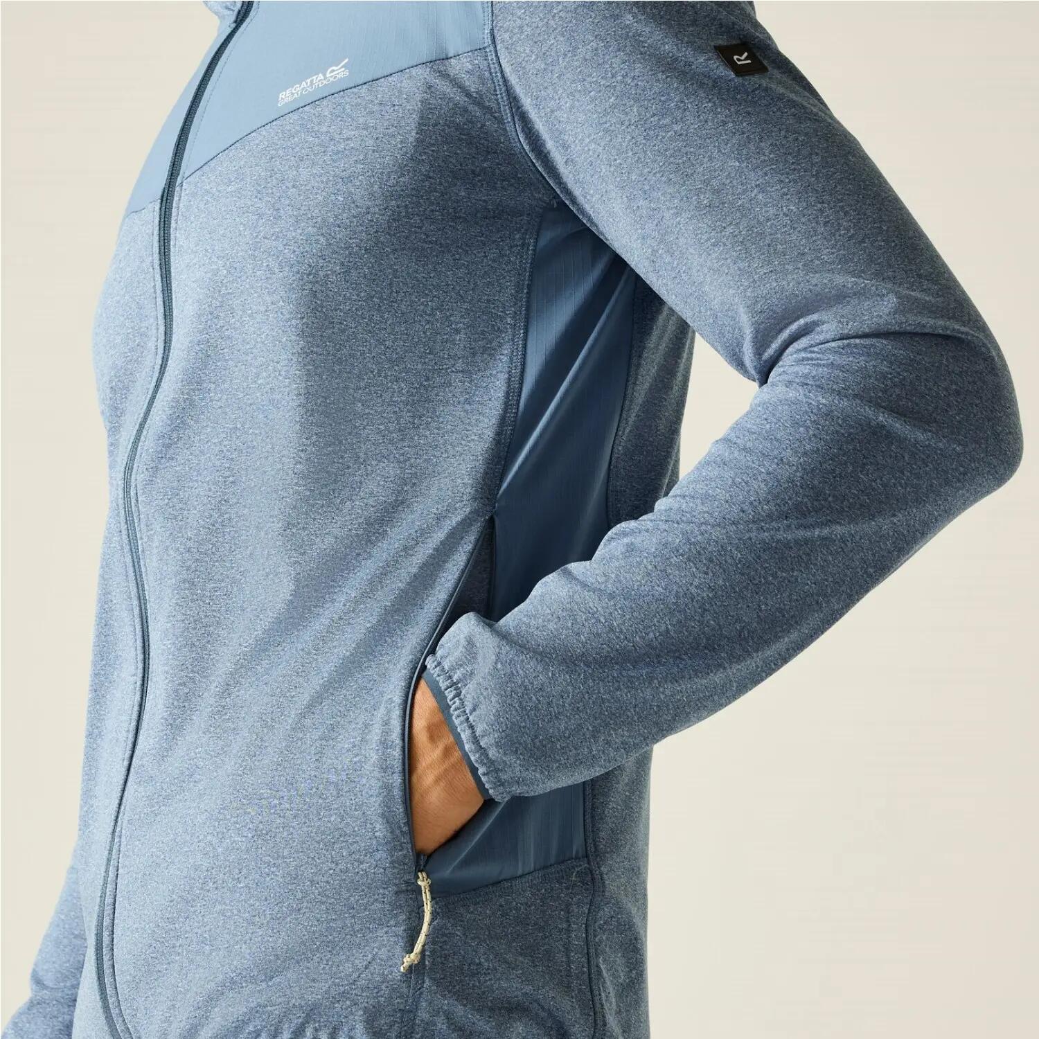 Capa intermedia con capucha y cremallera completa Finchdale Marl para hombre 5/7