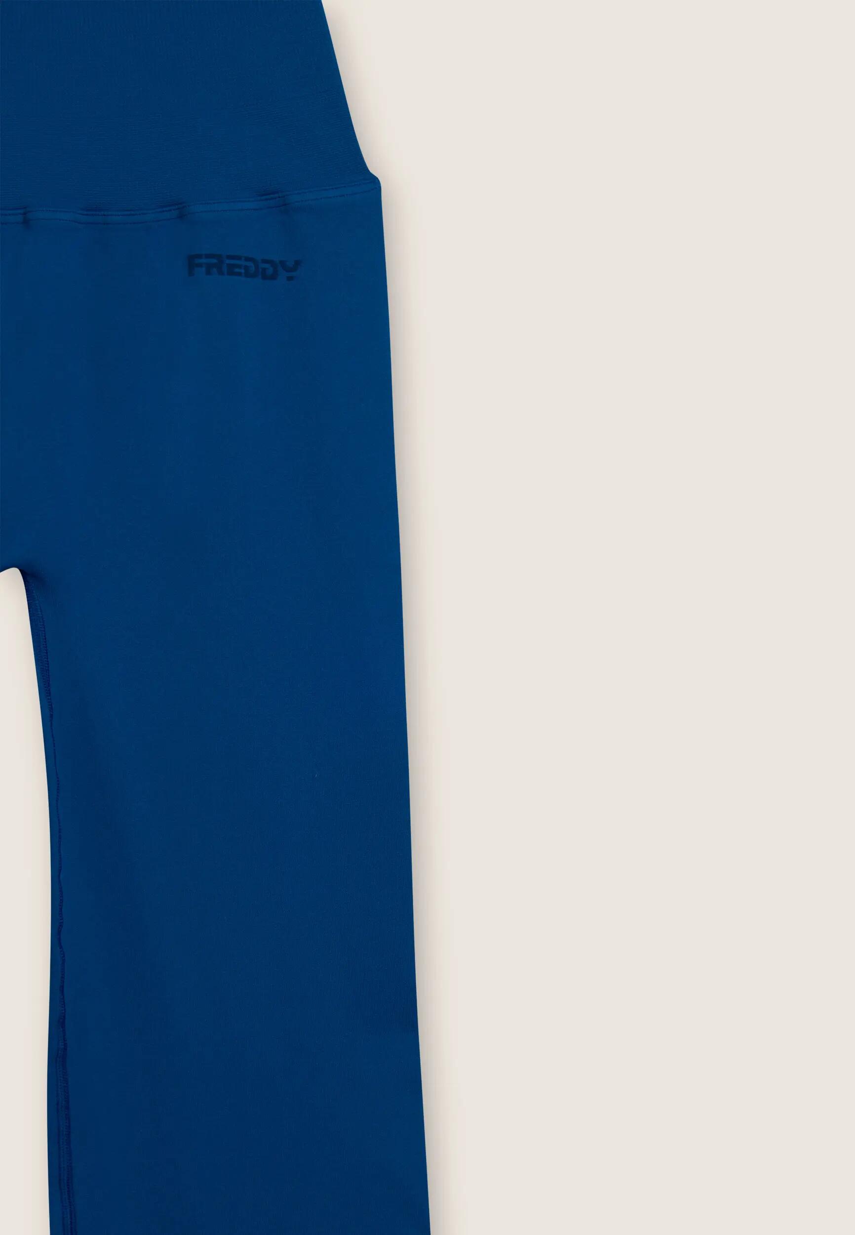 Leggings sportivi seamless a zampa con vita altissima 6/6
