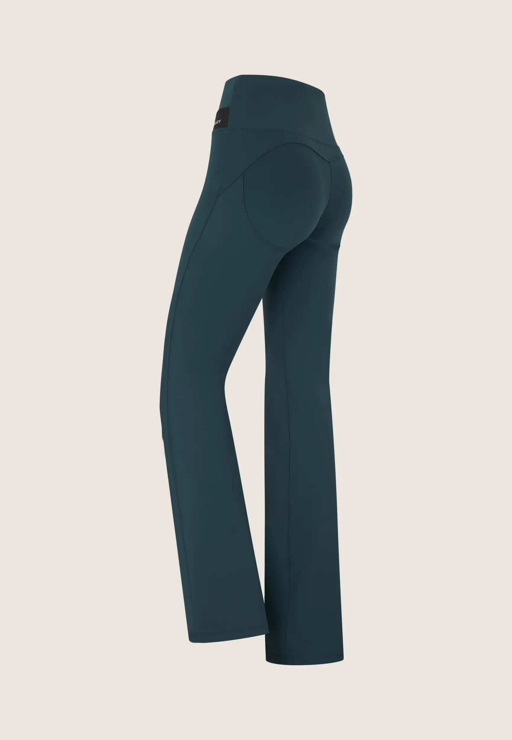 Leggings flare WR.UP CORE vita altissima inserti a contrasto 5/6