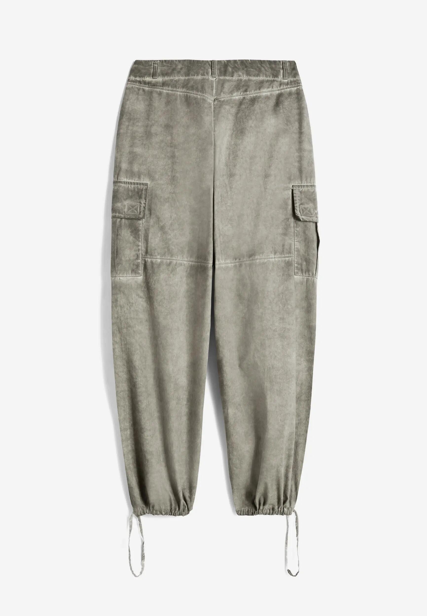 Pantalon cargo en toile teint à froid 6/7