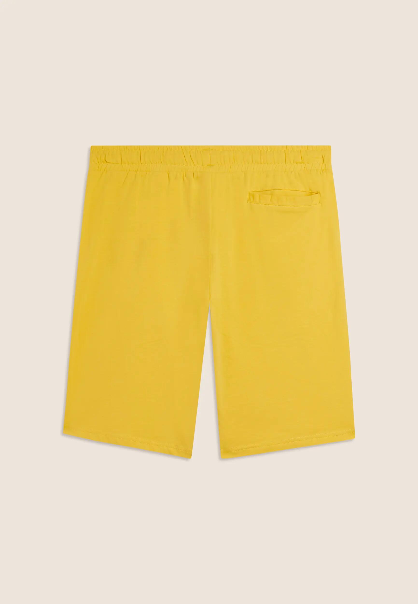 Pantaloni corti in jersey stretch con taschino 5/6
