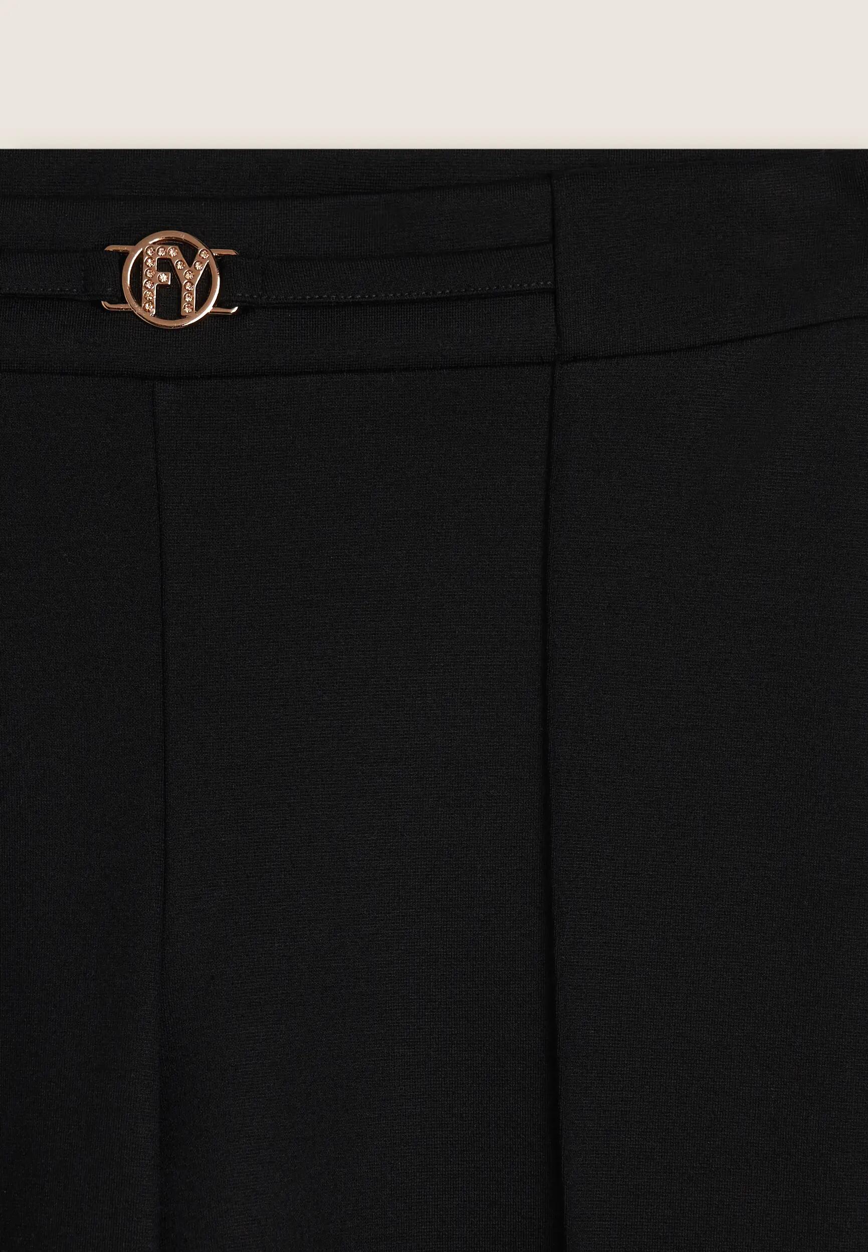 Pantalon en viscose avec bord asymétrique 7/7