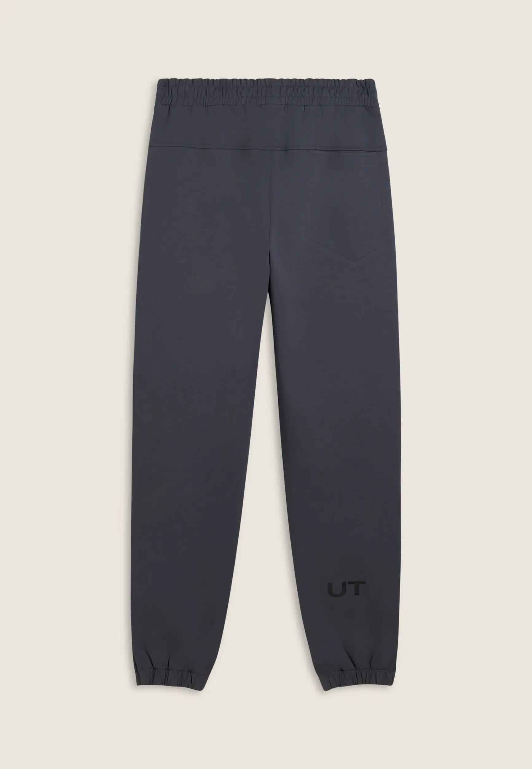 Pantalón slim interlock con detalles brillantes 5/6