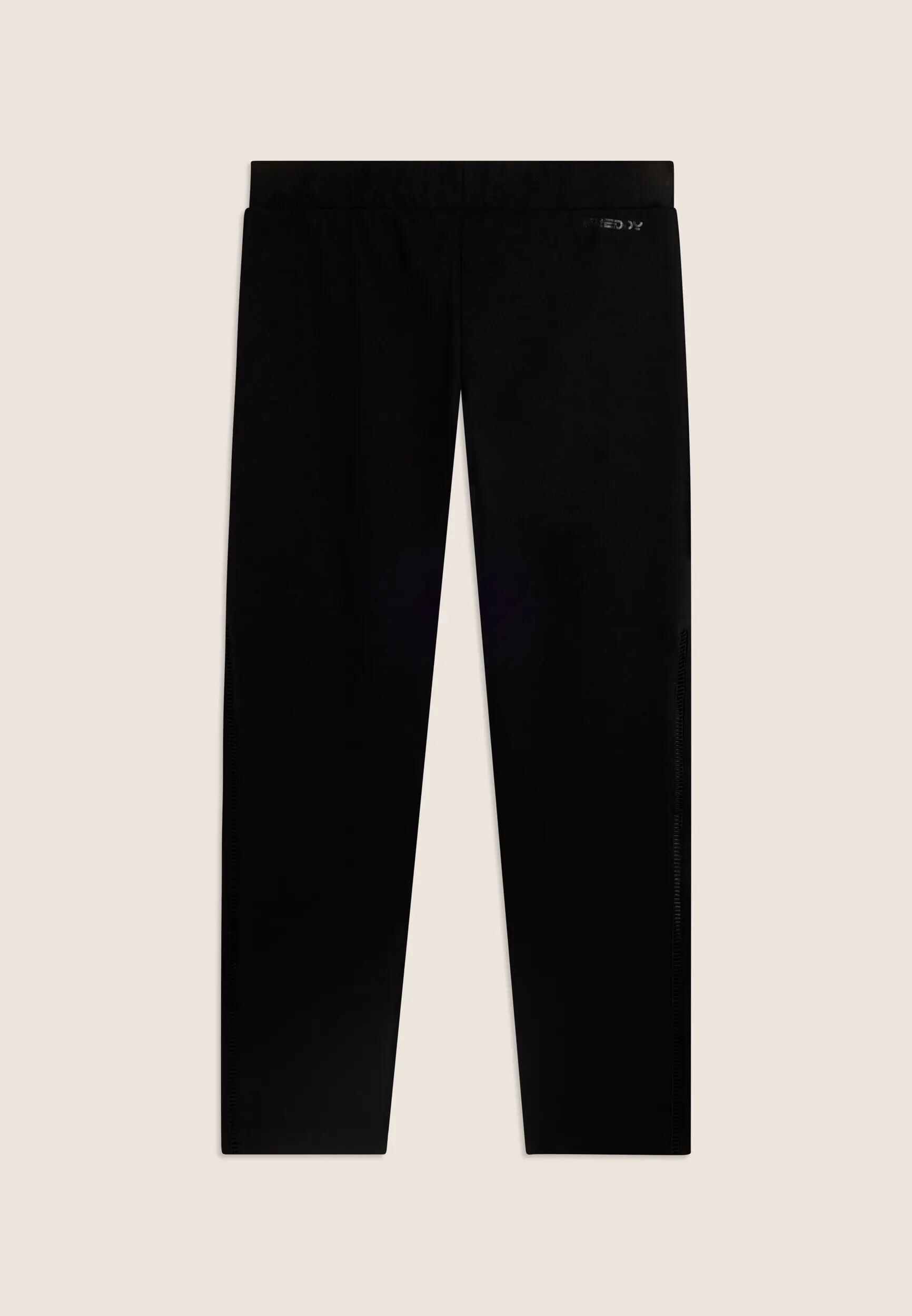 Pantalón recto deportivo con bordado calado 5/6