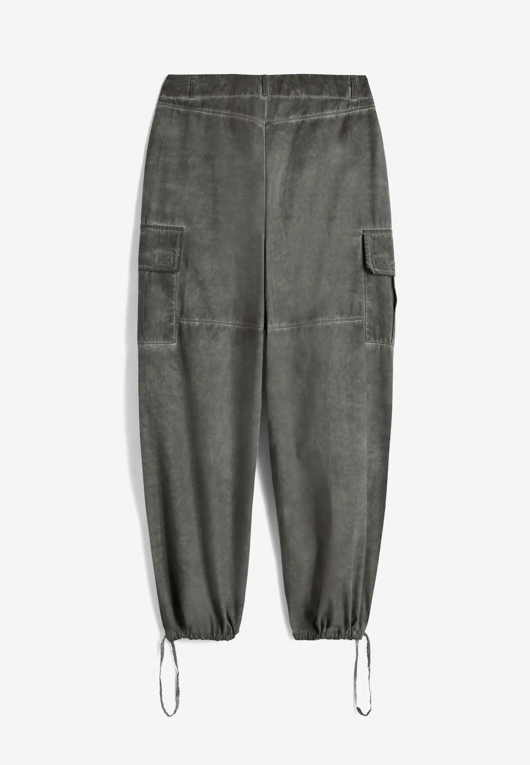 Pantalon cargo en toile teint à froid 6/7