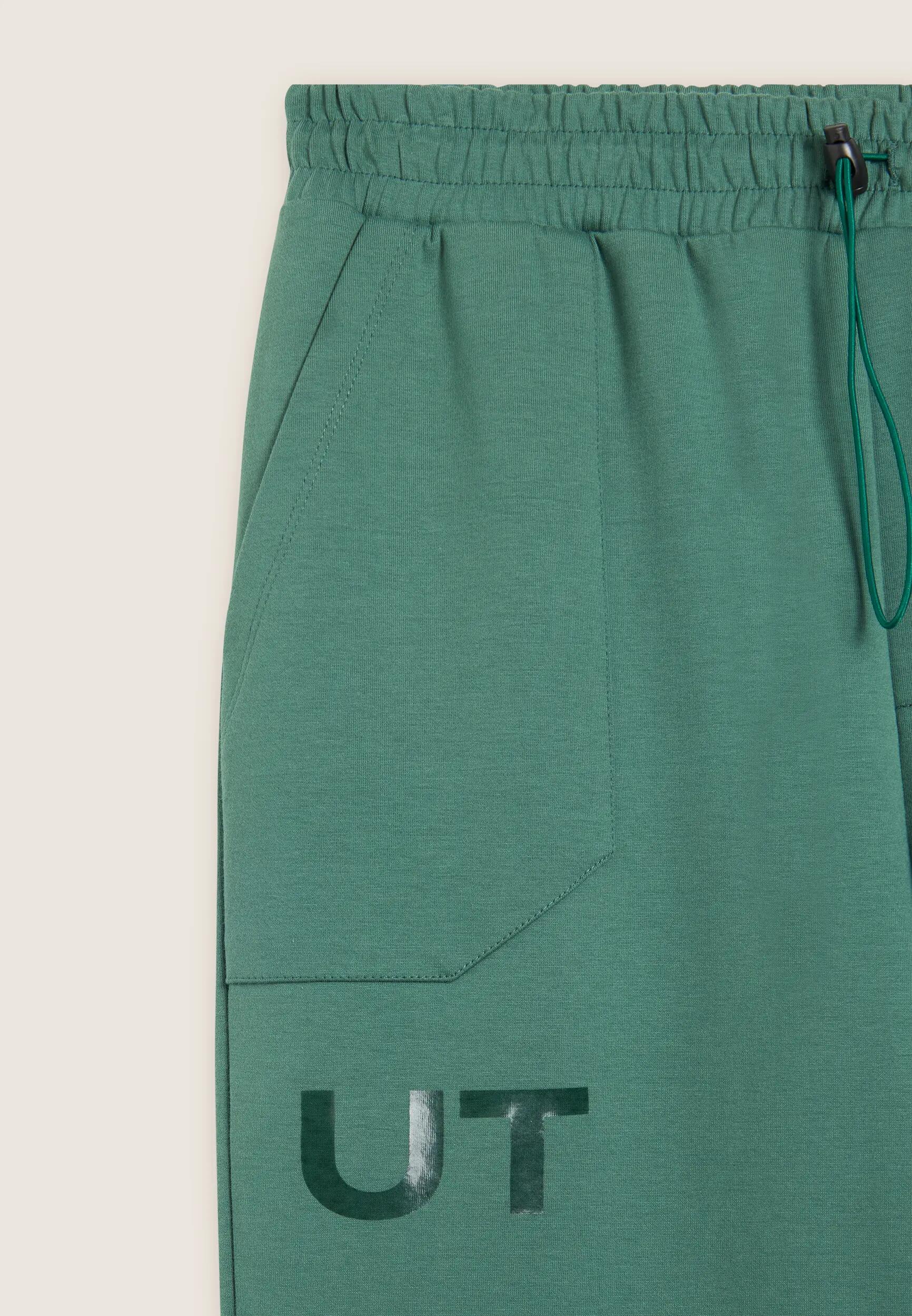 Pantalon de coupe ajustée en tissu interlock avec imprimé UT et coutures 7/7