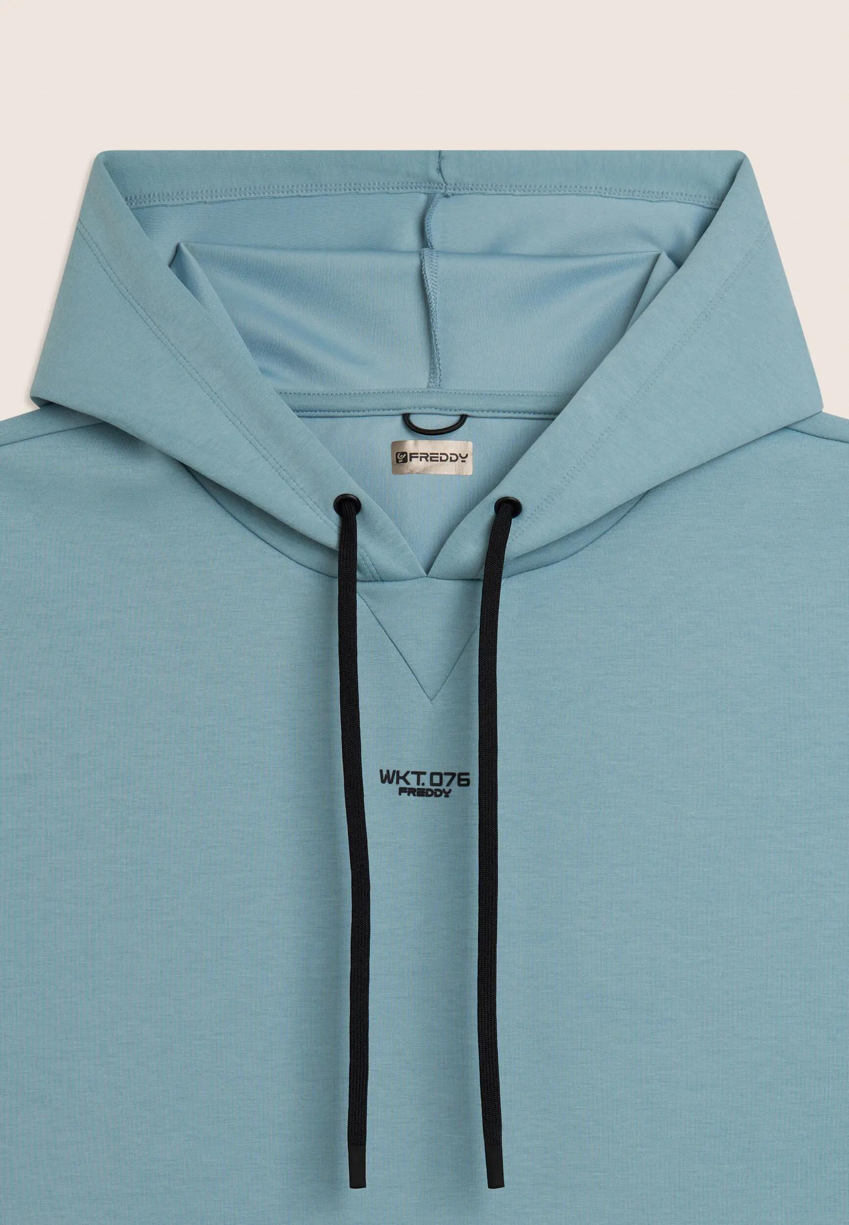 Sudadera con capucha sin mangas en tejido técnico 6/6