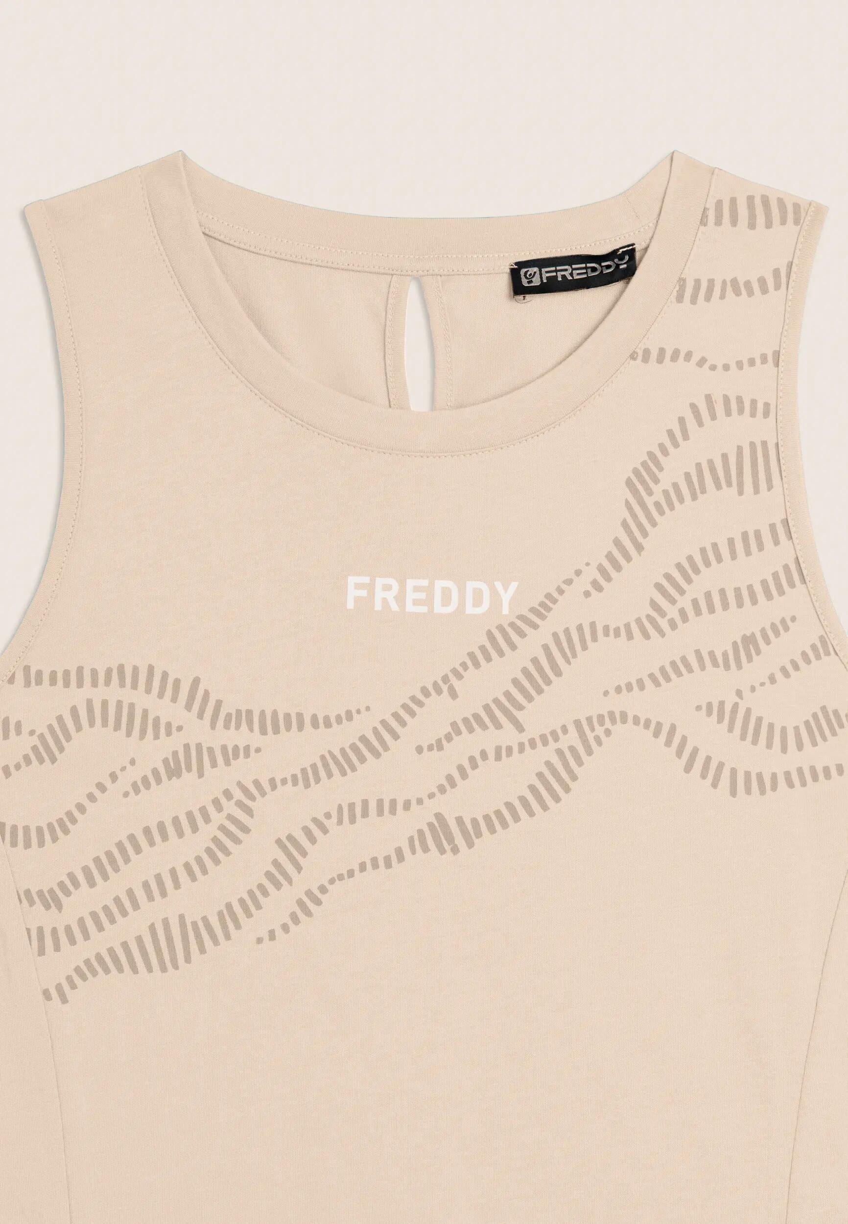 Abito con Motivo Grafico e Dettaglio Cut-Out 7/7